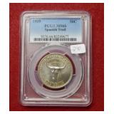 1935 Spanish Trail Silver Comm Half PCGS MS66