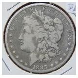 1885 O Morgan Silver Dollar