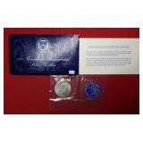 1971 Blue Ike Silver Dollar