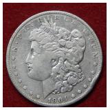 1904 S Morgan Silver Dollar - rim issue