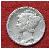 1921 D Mercury Silver Dime