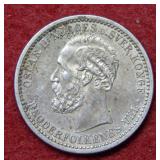 1900 Norway 50 Ore Coin