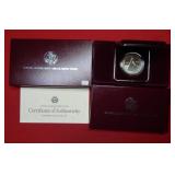 1988 Silver Proof Olympics Commemorative Dollar