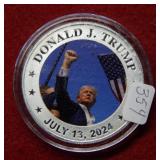 2024 Silver 1oz .999 Bullion-Trump Fight Round