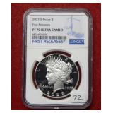2023 S Peace Silver Dollar NGC PF70 Ultra Cameo