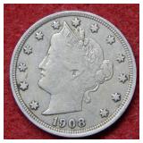 1908 Liberty Head Nickel