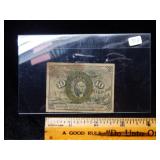 2nd Issue Ten Cent Fractional Currency #1244