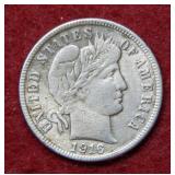 1916 Barber Silver Dime