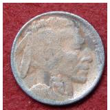 1913 D Buffalo Nickelt Type II - grainy