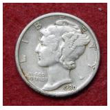 1930 Mercury Silver Dime