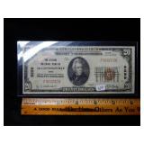1929 $20 National Currency Charter Bank #5259