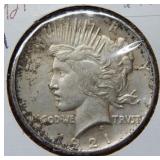 1921 Peace Silver Dollar - High Relief