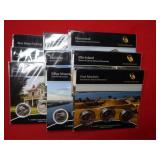 (9) America the Beautiful Three Quarter Sets