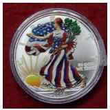 2008 Colorized Silver Eagle 1oz