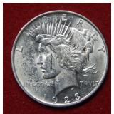 1923 D Peace Silver Dollar