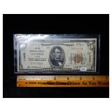 1929 $5 National Currency Charter Bank 11405