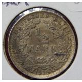 1919D Germany Half Mark