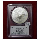 2013 Silver Eagle 1oz PCGS MS69