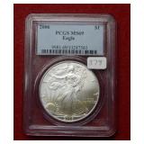 2006 Silver Eagle 1oz PCGS MS69