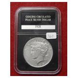 1928 S Peace Silver Dollar ***