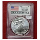2018 Silver Eagle 1oz PCGS MS69