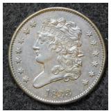 1833 Half Cent - brown