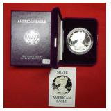1986 S  Proof Silver Eagle 1oz