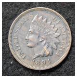 1894 Indian Head Cent - brown