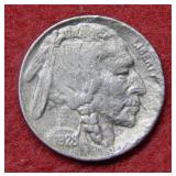 1928 Buffalo Nickel - grainy
