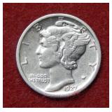 1927 Mercury Silver Dime
