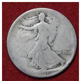 1916 Walking Liberty Silver Half