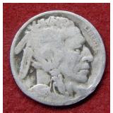 1918 Buffalo Nickel - Planchet error on reverse
