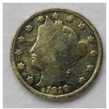 1910 Liberty Head Nickel - gold plated