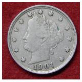 1901 Liberty Head Nickel
