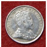 1910 Canada Silver Half Dime