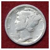 1926 S Mercury Silver Dime