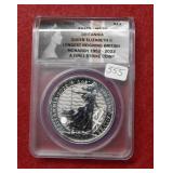 2022 Britannia 1oz .999 Silver Bullion ANACS MS70