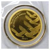 2021 Cook Islands 200mg .999 Gold Round