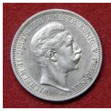 1904 Germany Silver 2 Mark Coin