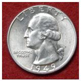 1949 Washington Silver Quarter