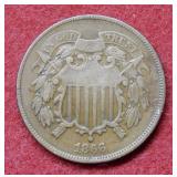 1868 Two Cent Piece