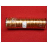 Roll of 1960 D Lincoln Wheat Cents BU small date