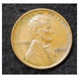 1928 Lincoln Wheat Cent - brown