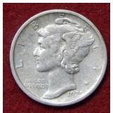 1920 D Mercury Silver Dime