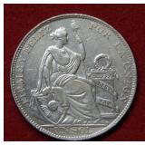 1931 Peru Silver 1 Sol Coin