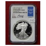 2021 W Silver Eagle Type I NGC PF70 Ultra Cameo
