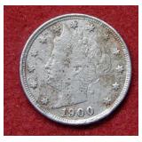 1900 Liberty Head Nickel - grainy