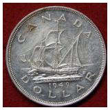 1949 Canada Silver Dollar