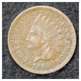 1865 Indian Head Cent - grainy