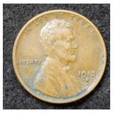 1913 D Lincoln Wheat Cent